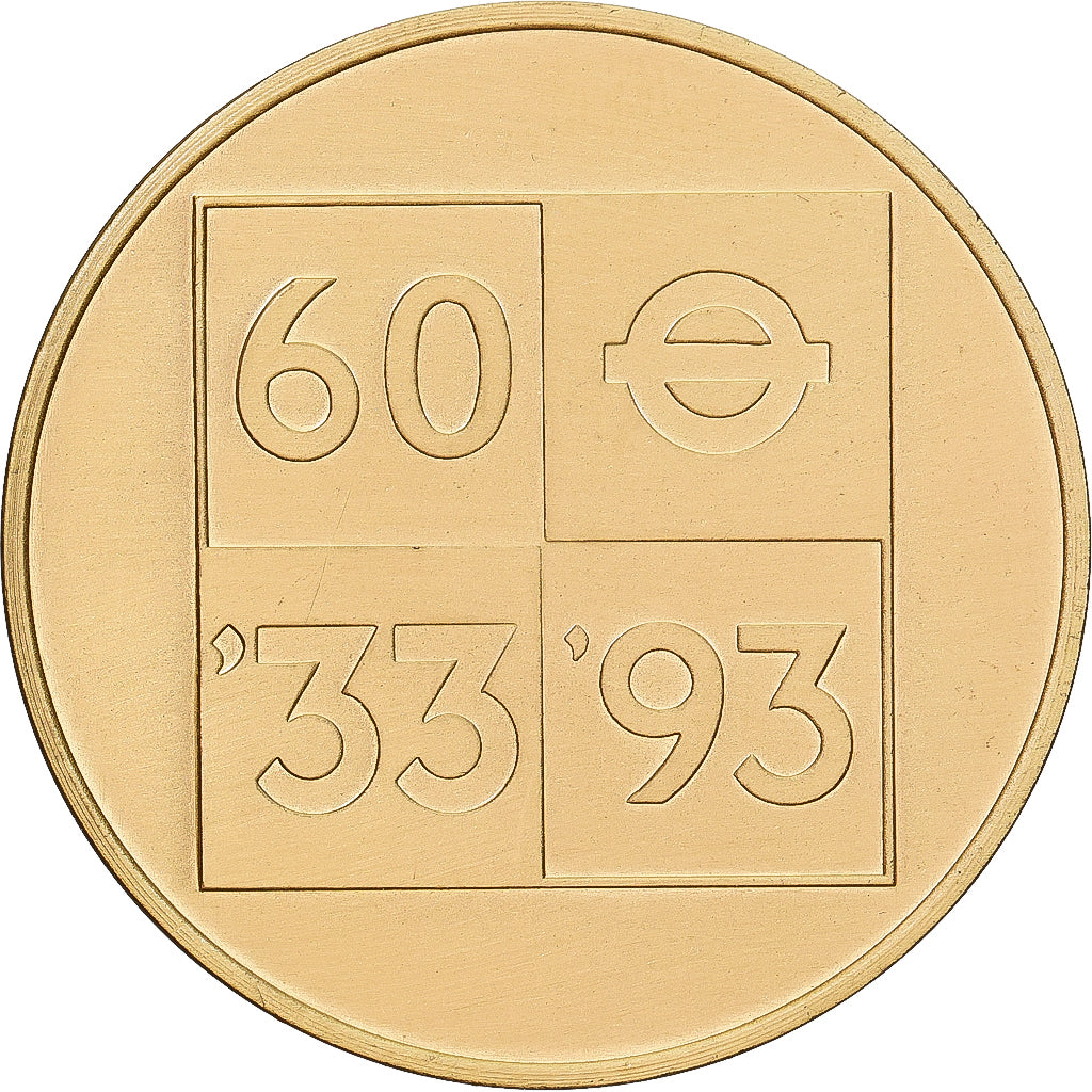 United Kingdom, Medal, 55 Broadway, London Transport, 1993, MS(65-70), Copper