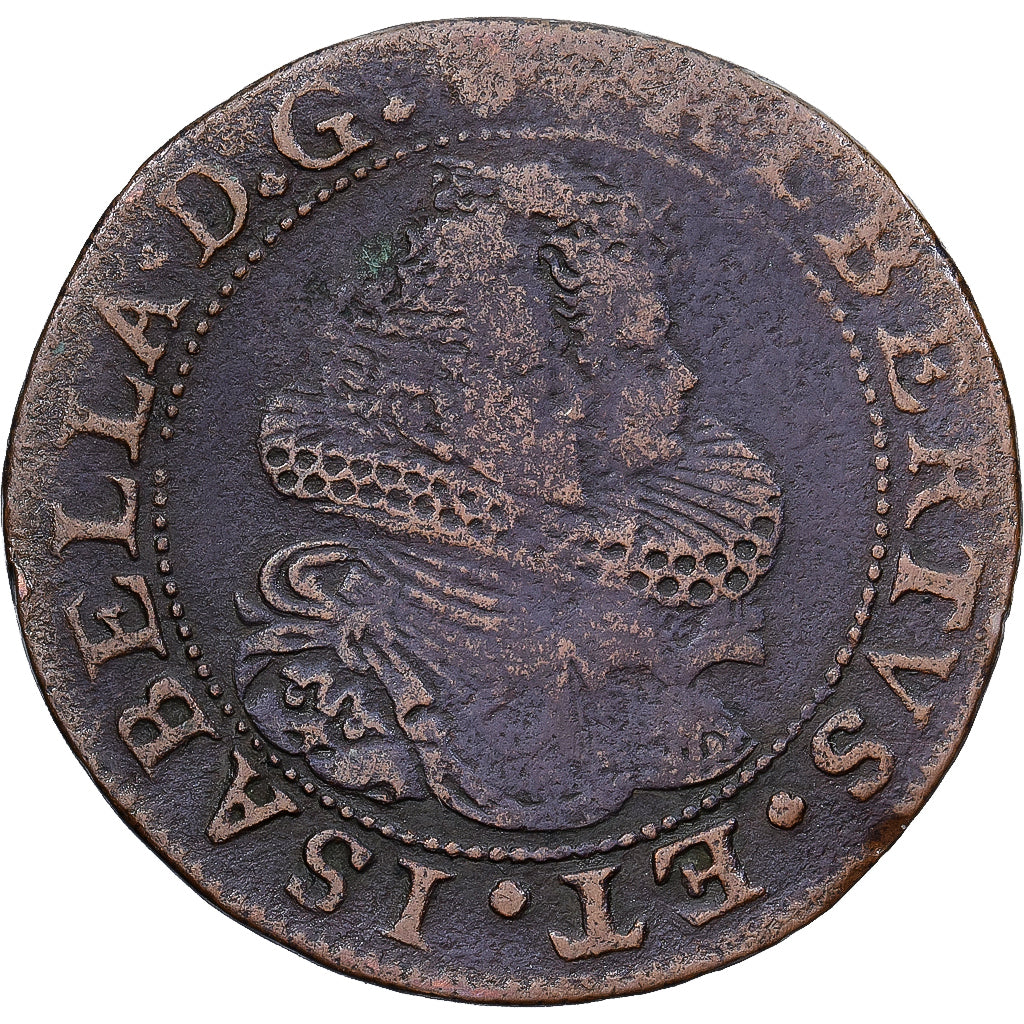 Spanish Netherlands, Token, Royal, Albert et Isabelle, Bruxelles, History, 1620