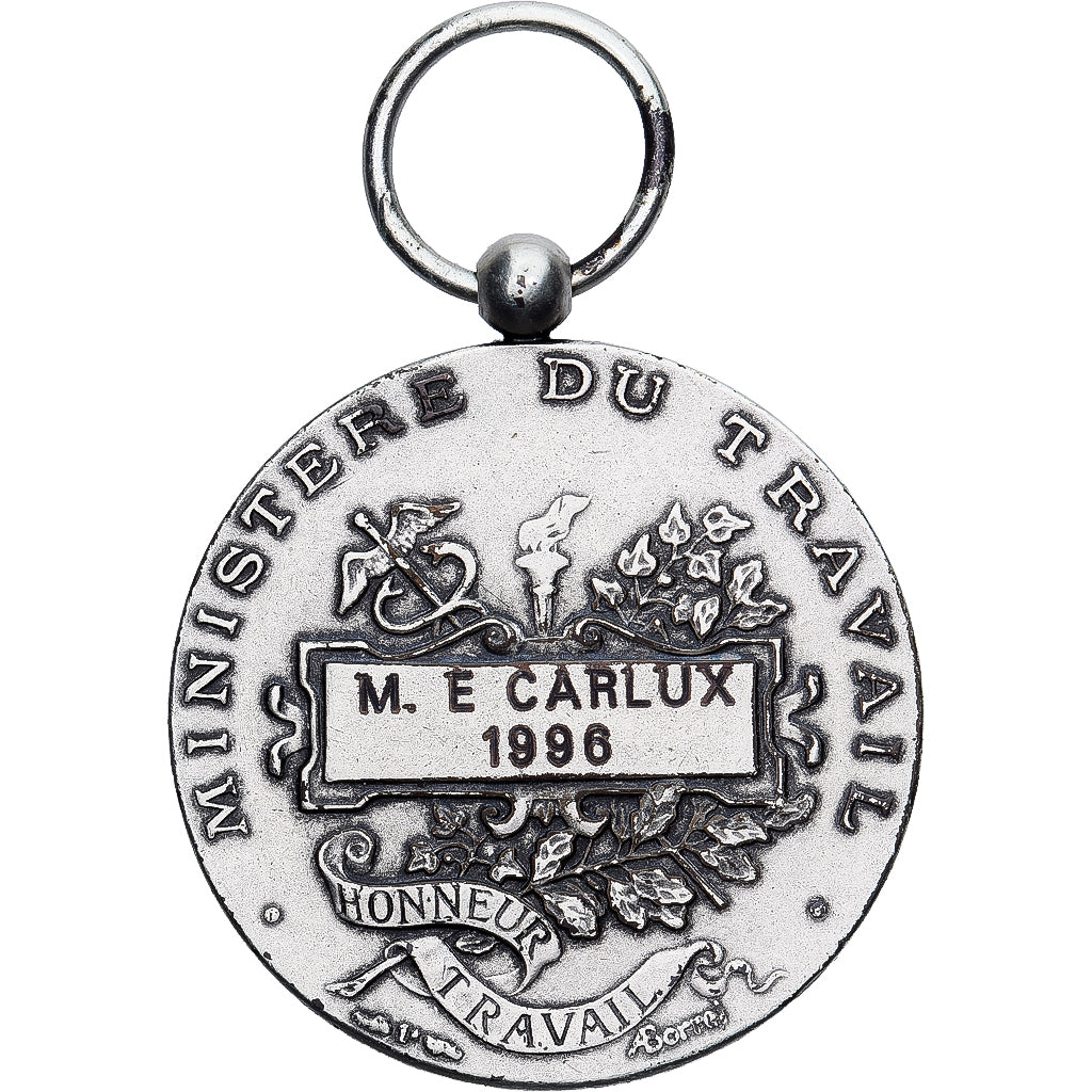 Francia, Médaille d'honneur du travail, medaglia, 1996, Eccellente qualità