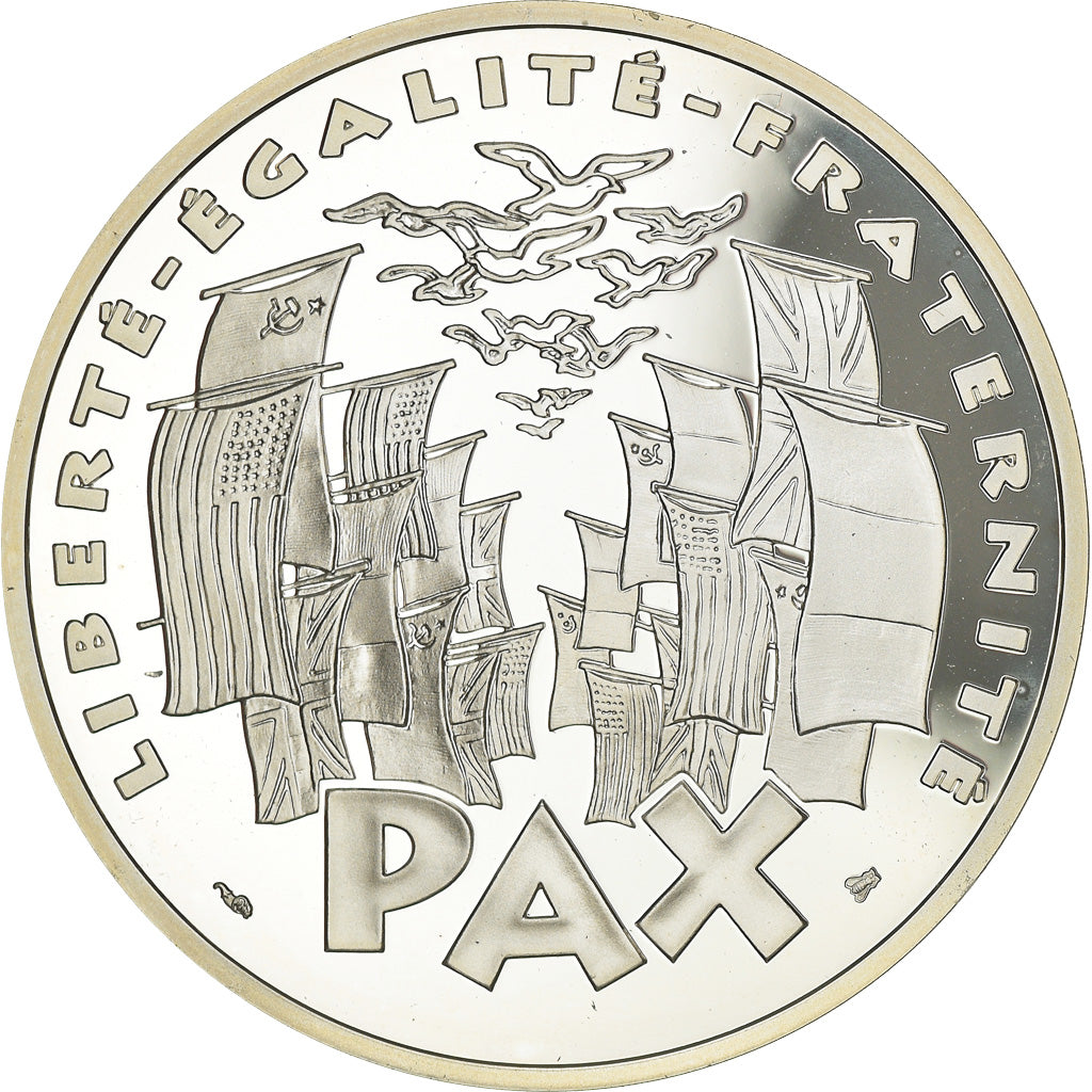 Münze, Frankreich, 8 mai 1945, 100 Francs, 1995, Proof, STGL, Silber, KM:1116.2
