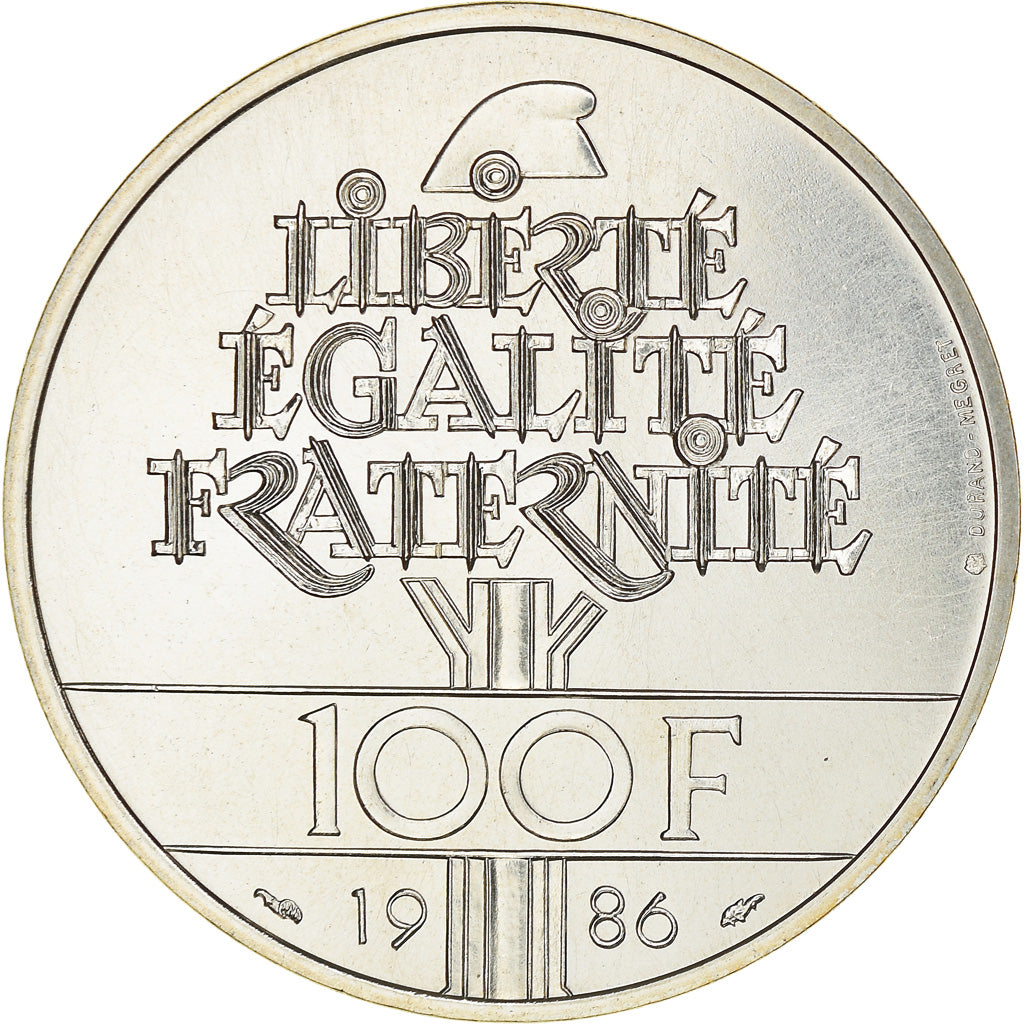 Coin, France, Liberté, 100 Francs, 1986, ESSAI, MS(65-70), Silver