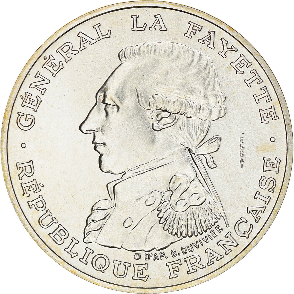 Monnaie, France, La Fayette, 100 Francs, 1987, ESSAI, FDC, Argent, Gadoury:902