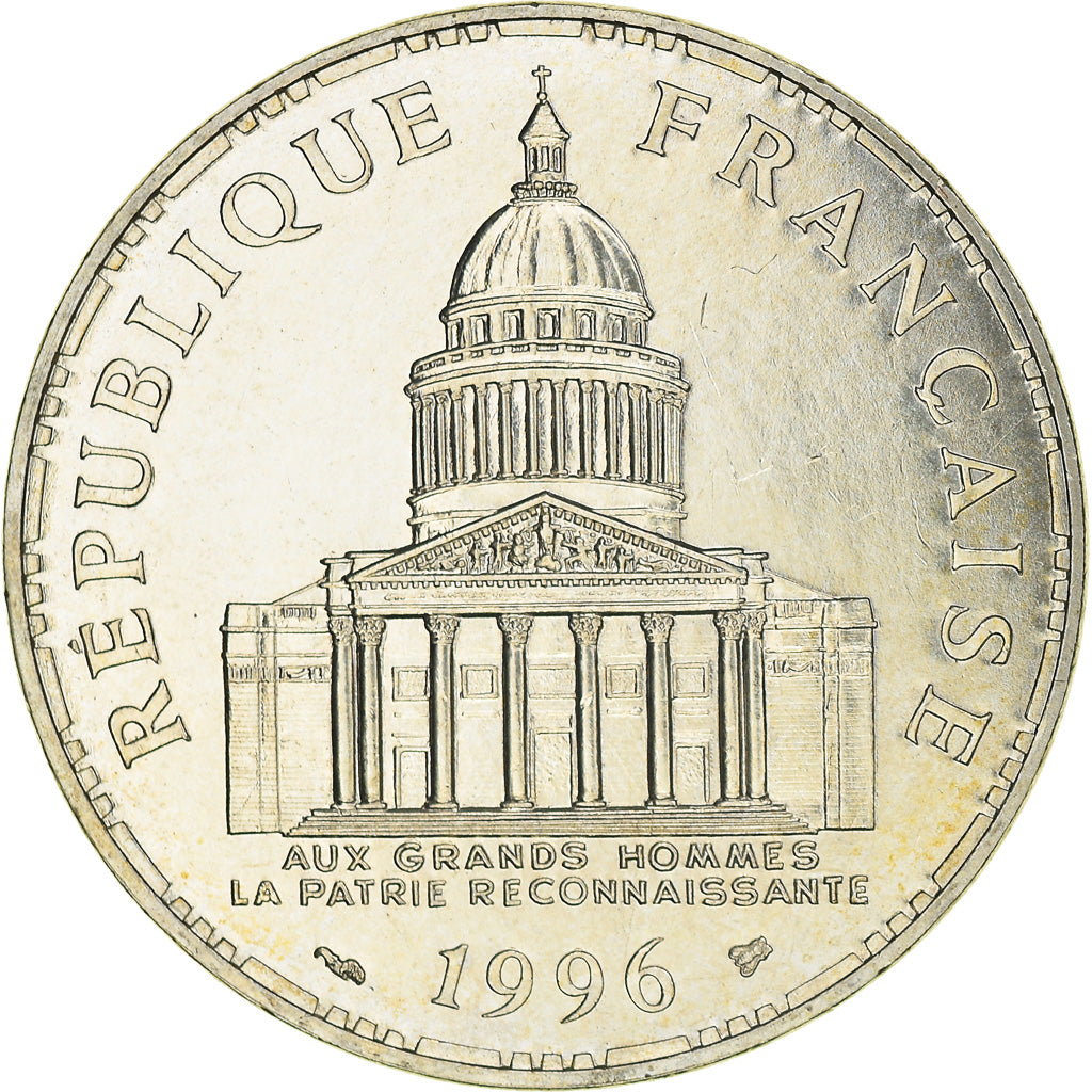 Moneta, Francia, Panthéon, 100 Francs, 1996, SPL, Argento, Le Franc:F.401/18