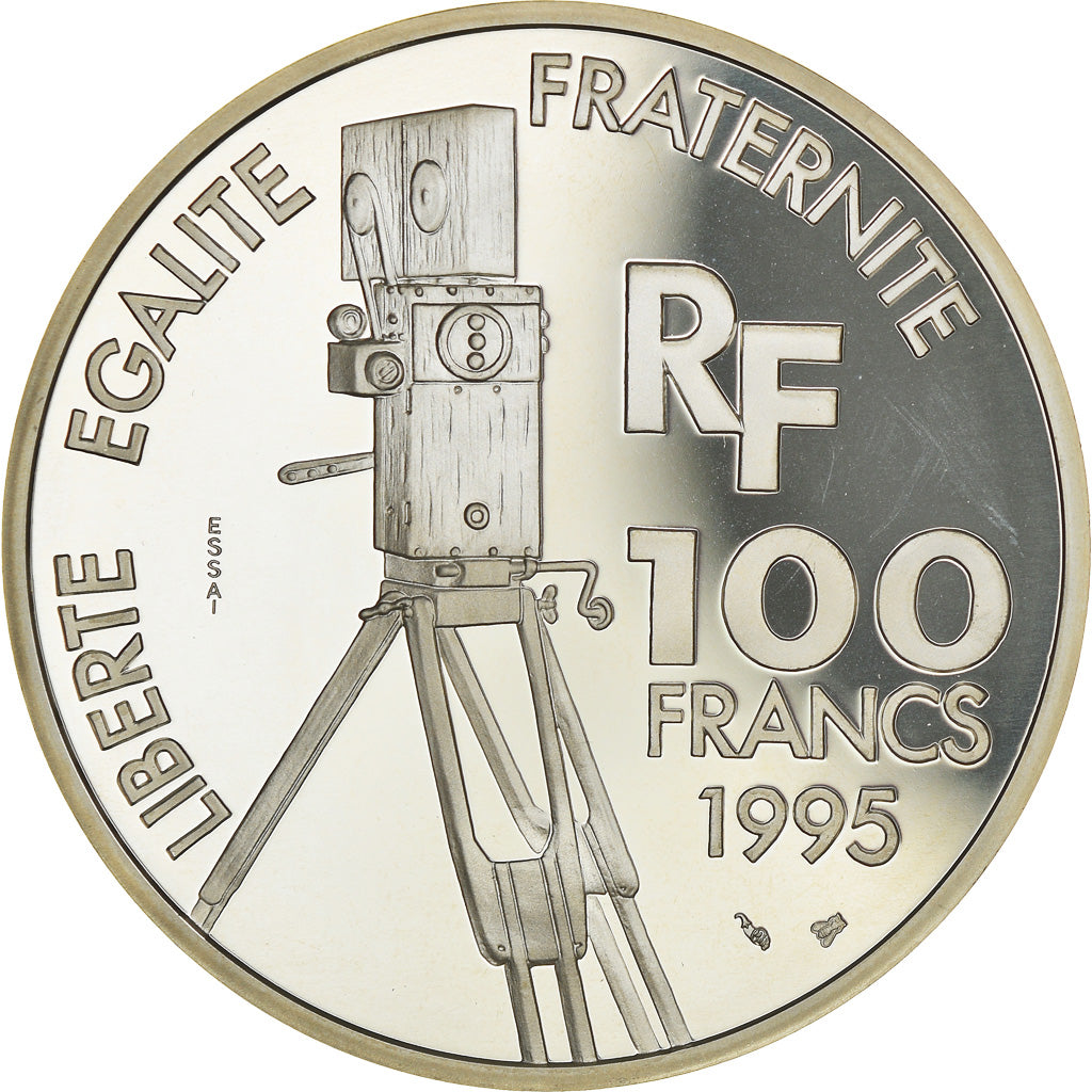 Coin, France, Marcel Pagnol, 100 Francs, 1995, Paris, MS(65-70), Silver, KM:1944