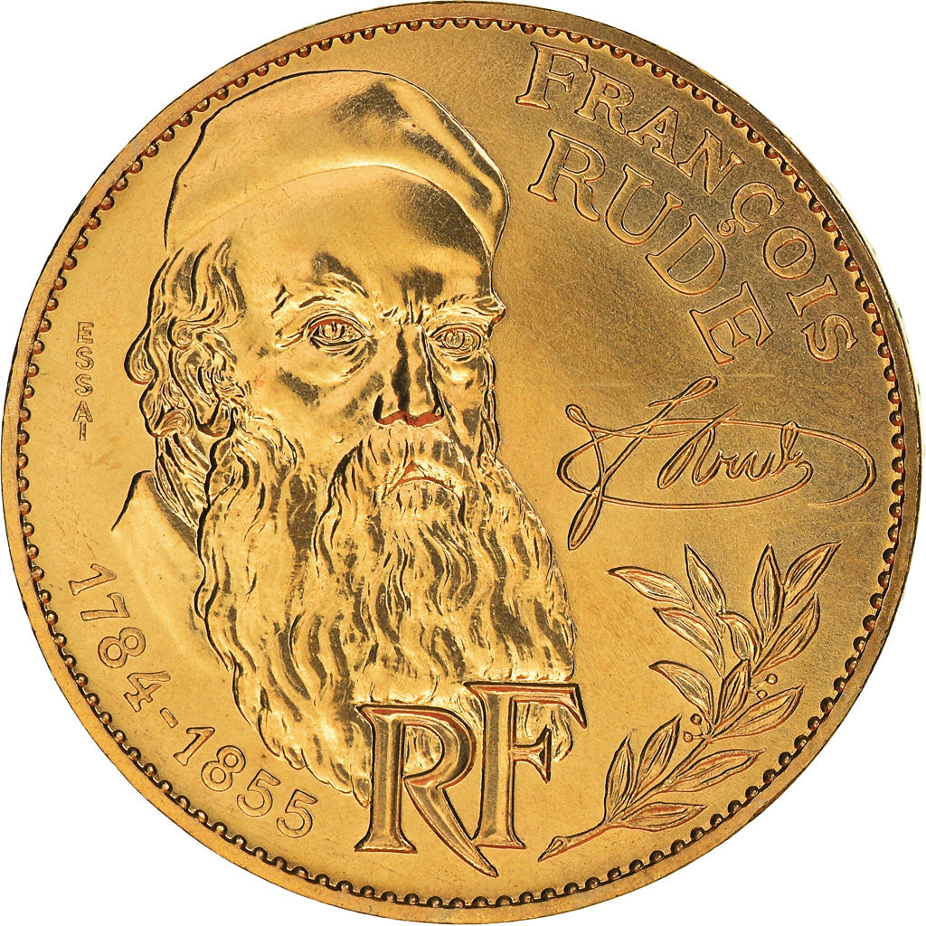 Moneta, Francja, François Rude, 10 Francs, 1984, PRÓBA, MS(65-70)