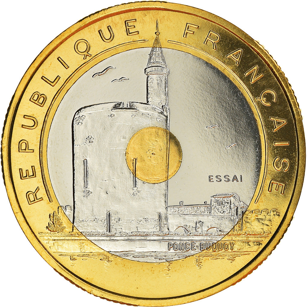 Moneta, Francja, Jeux Méditerranéens, 20 Francs, 1993, PRÓBA, MS(65-70)