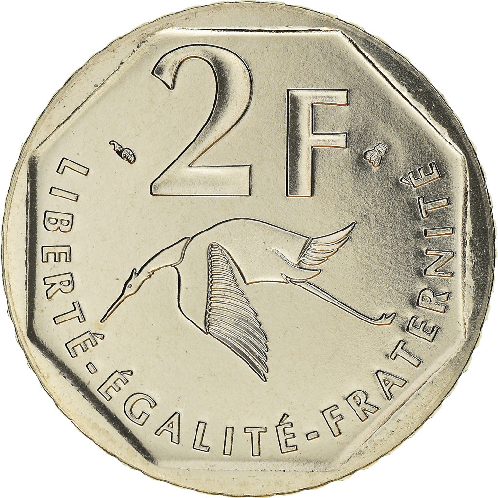Coin, France, Guynemer, 2 Francs, 1997, Paris, ESSAI, MS(65-70), Nickel