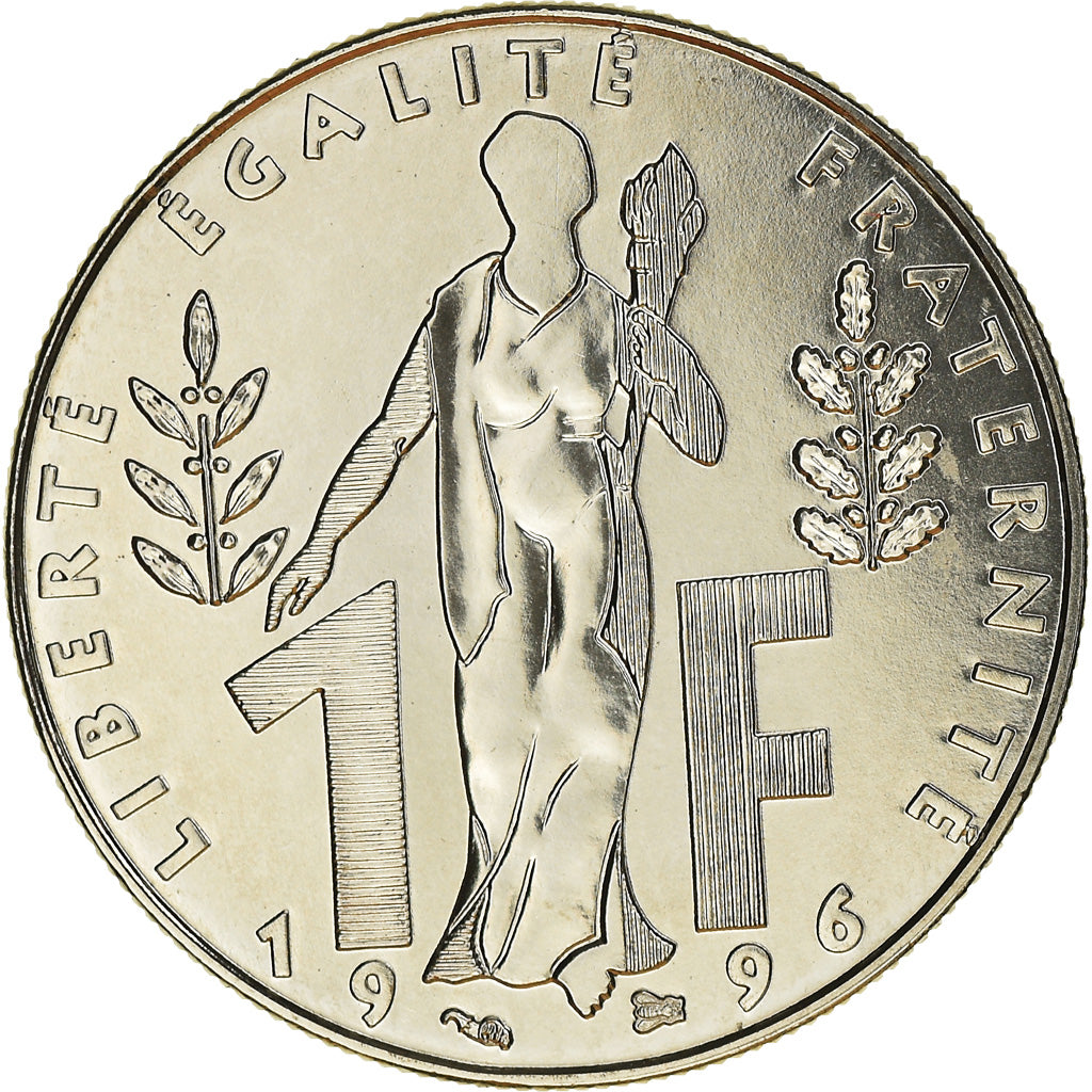 Monnaie, France, Jacques Rueff, 1 Franc, 1996, Paris, ESSAI, SPL, Nickel
