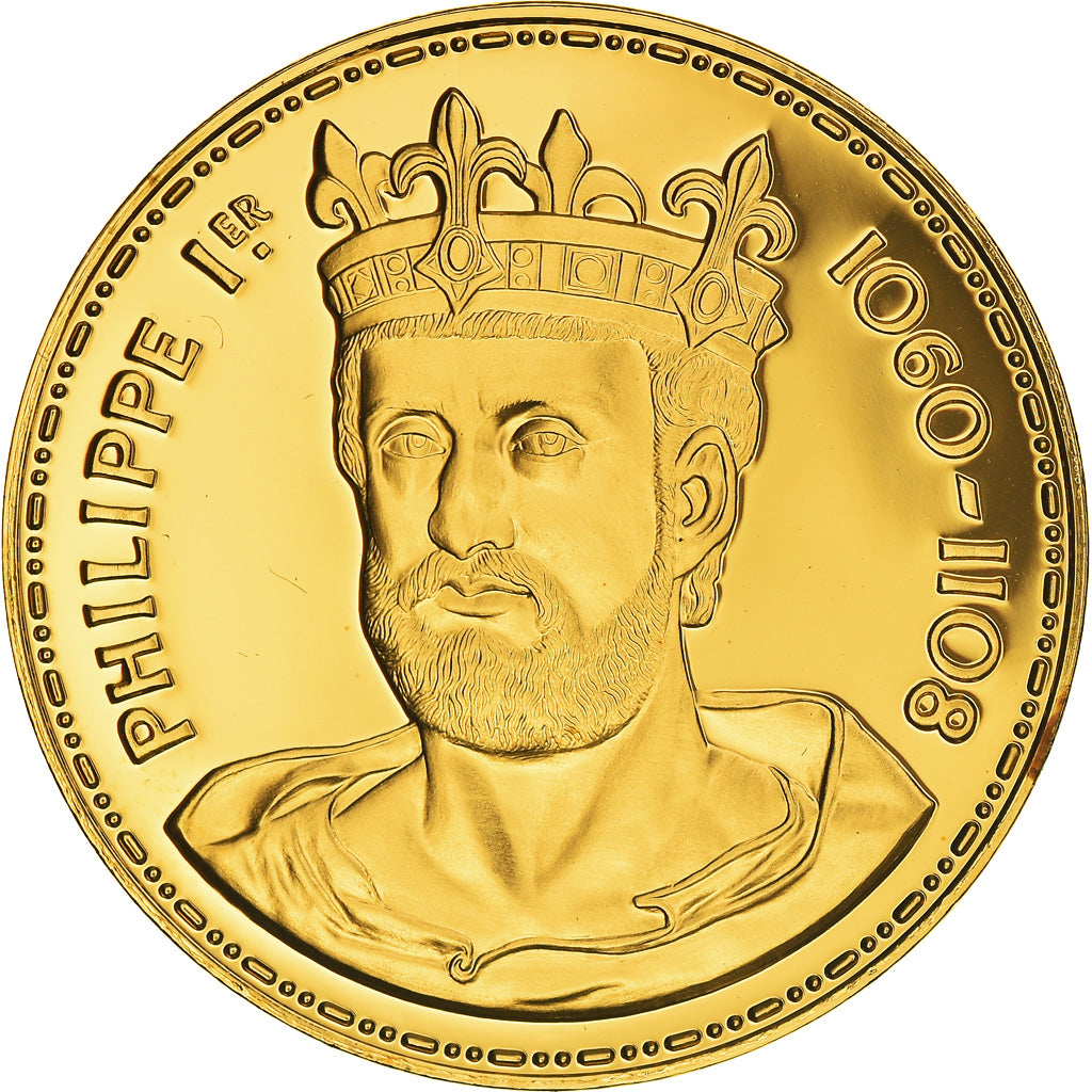 France, Médaille, Les Rois de France, Philippe Ier, History, Proof, FDC