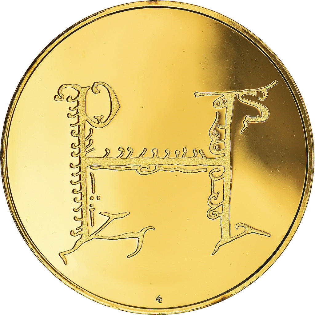 Francia, medaglia, Les Rois de France, Louis VI, History, Proof, FDC, Vermeil