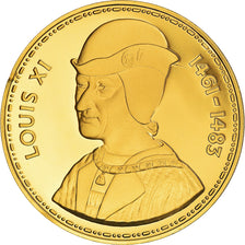 Frankreich, Medaille, Les Rois de France, Louis XI, History, Proof, STGL