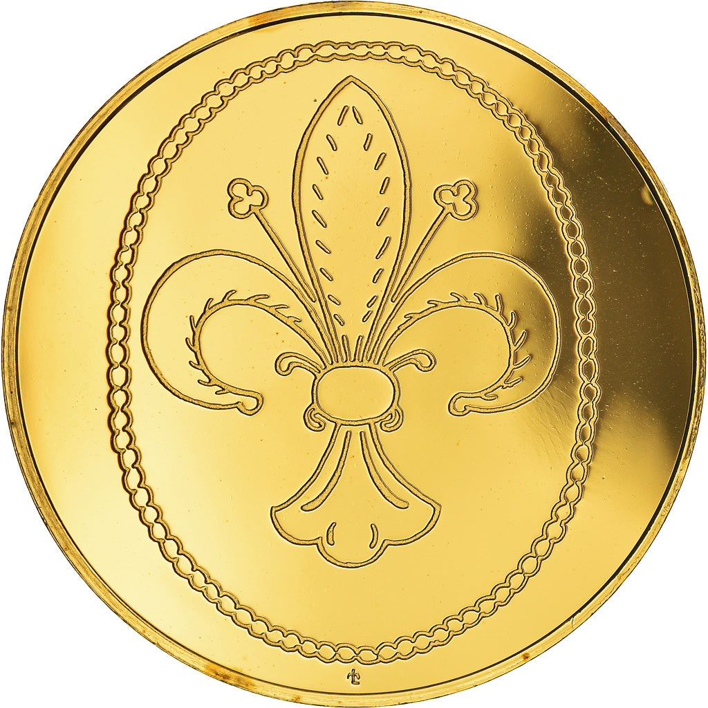France, Medal, Les Rois de France, Philippe II, History, Proof, MS(65-70)