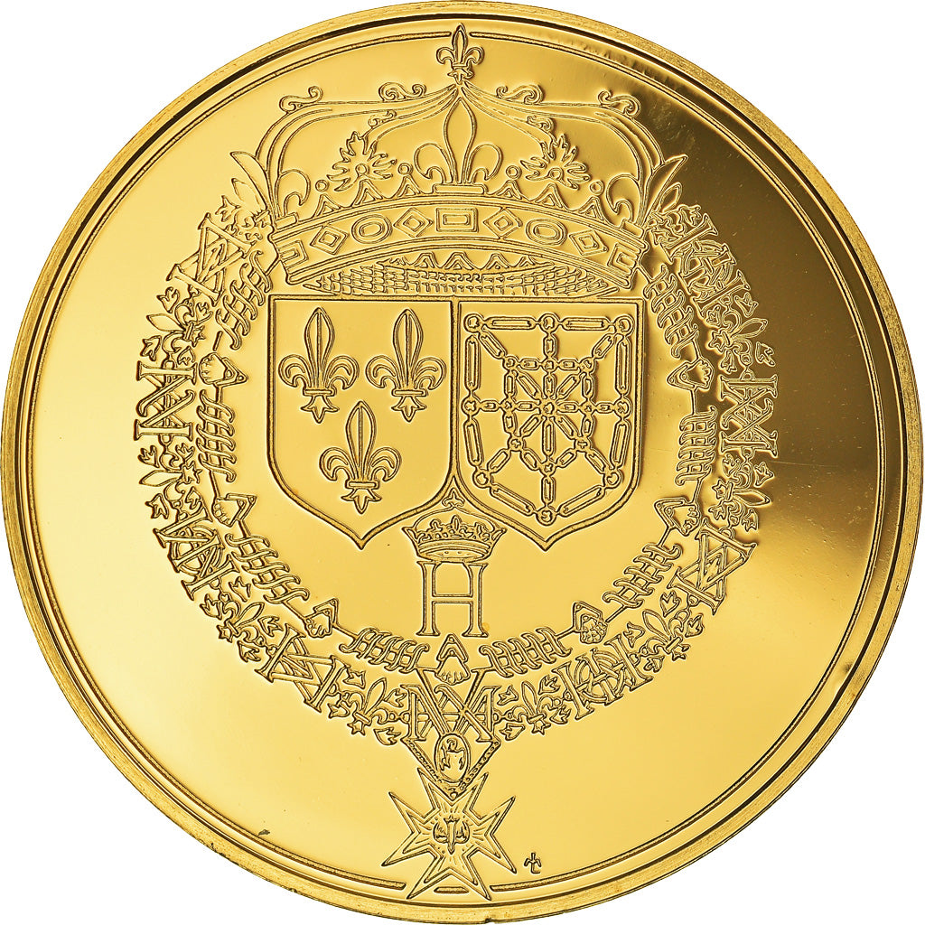 France, Médaille, Les rois de France, henri IV, History, Proof, FDC, Vermeil