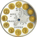 Francia, medaglia, 10 ans de l'Euro, Politics, FDC, Copper Plated Silver