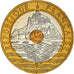 Coin, France, Mont Saint Michel, 20 Francs, 1996, Paris, MS(64), Tri-Metallic