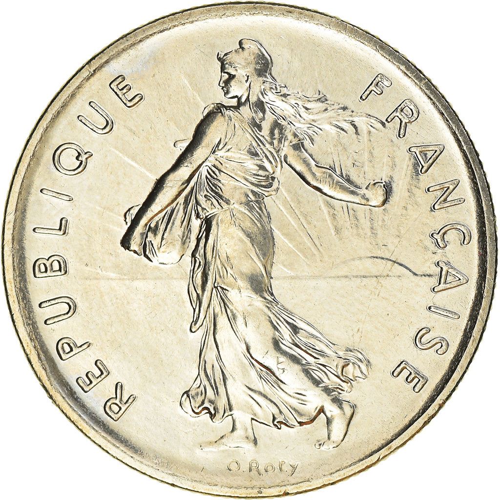 Coin, France, Semeuse, 5 Francs, 1996, Paris, MS(65-70), Nickel Clad