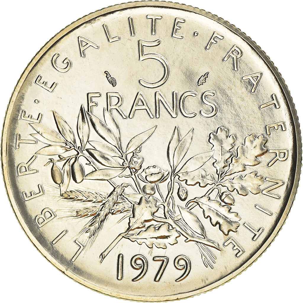 Monnaie, France, Semeuse, 5 Francs, 1979, Paris, FDC, Nickel Clad Copper-Nickel
