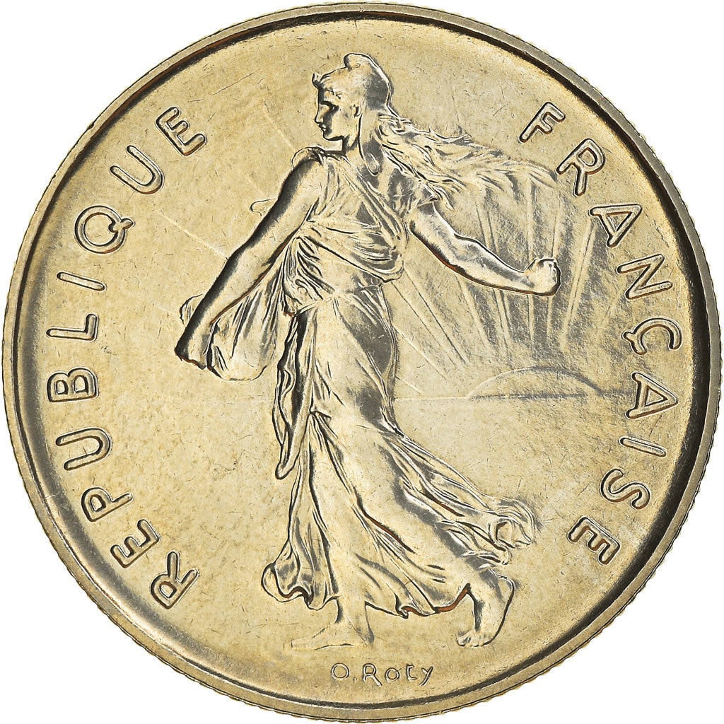 Münze, Frankreich, Semeuse, 5 Francs, 1980, Paris, STGL, Nickel Clad