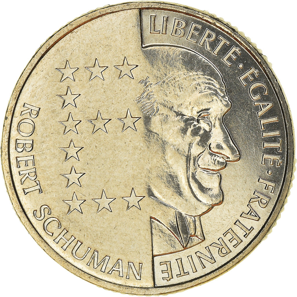 Münze, Frankreich, Schumann, 10 Francs, 1986, STGL, Nickel, KM:958, Gadoury:825