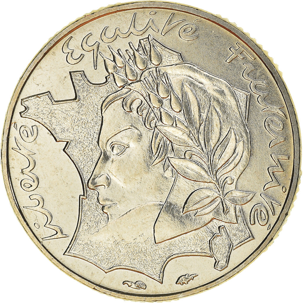 Coin, France, Jimenez, 10 Francs, 1986, Paris, MS(65-70), Nickel, KM:959