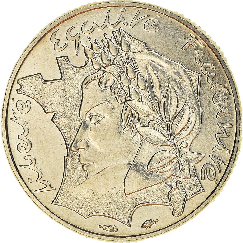 Coin, France, Jimenez, 10 Francs, 1986, Paris, MS(65-70), Nickel, KM:959