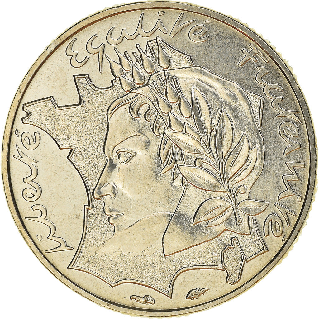 Coin, France, Jimenez, 10 Francs, 1986, Paris, MS(65-70), Nickel, KM:959