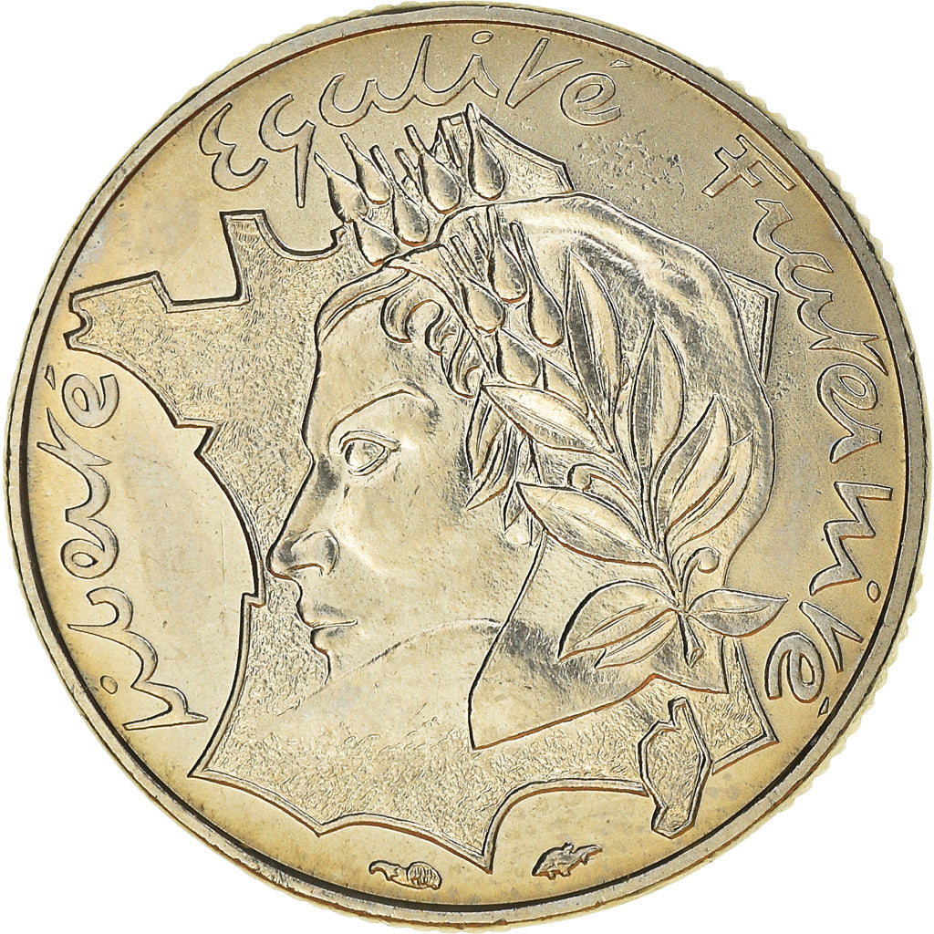 Coin, France, Jimenez, 10 Francs, 1986, Paris, MS(63), Nickel, KM:959