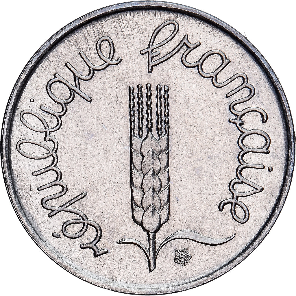 Moneta, Francja, Épi, Centime, 1965, Paris, MS(64), Stal nierdzewna, KM:928
