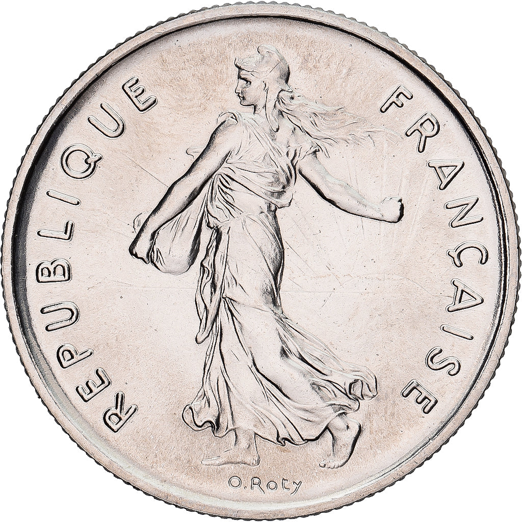 Coin, France, Semeuse, 5 Francs, 1972, Paris, MS(65-70), Nickel Clad