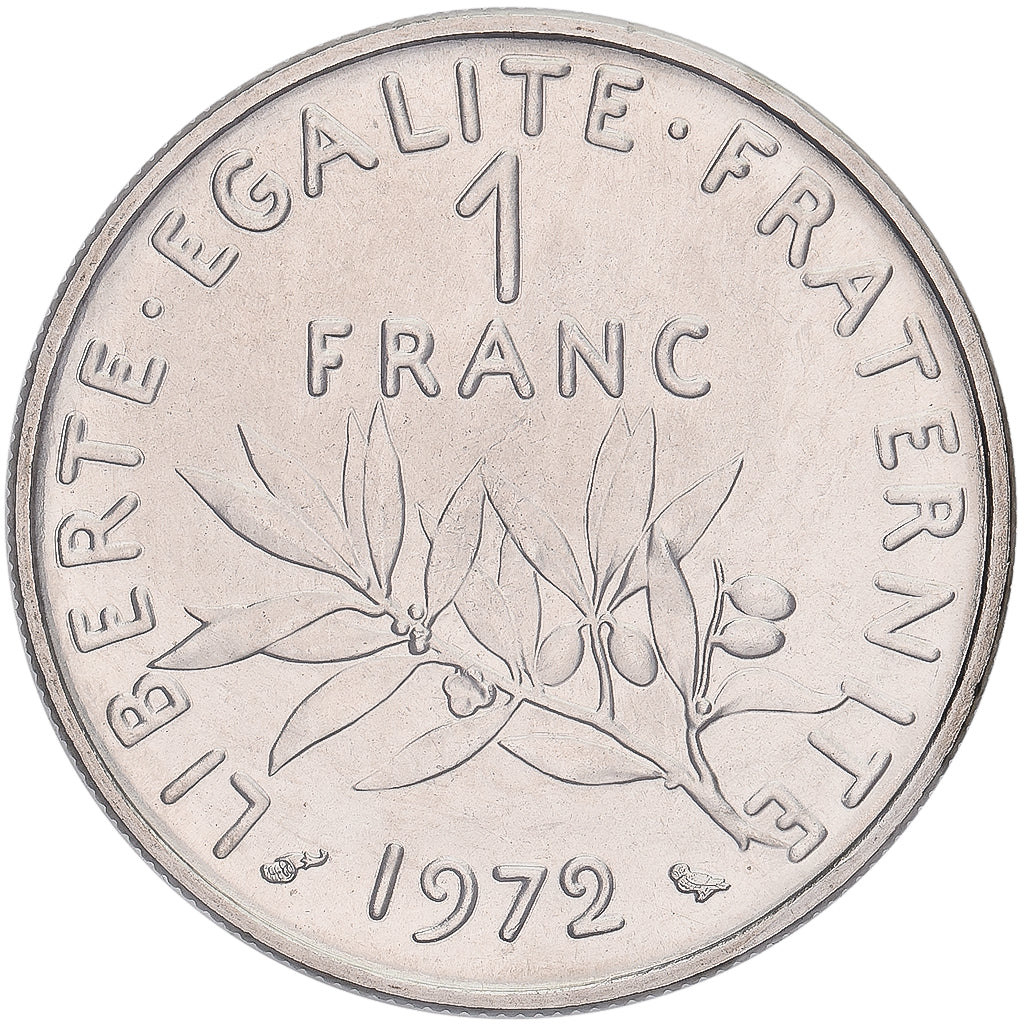 Monnaie, France, Semeuse, Franc, 1972, Paris, FDC, Nickel, Gadoury:474, KM:925.1