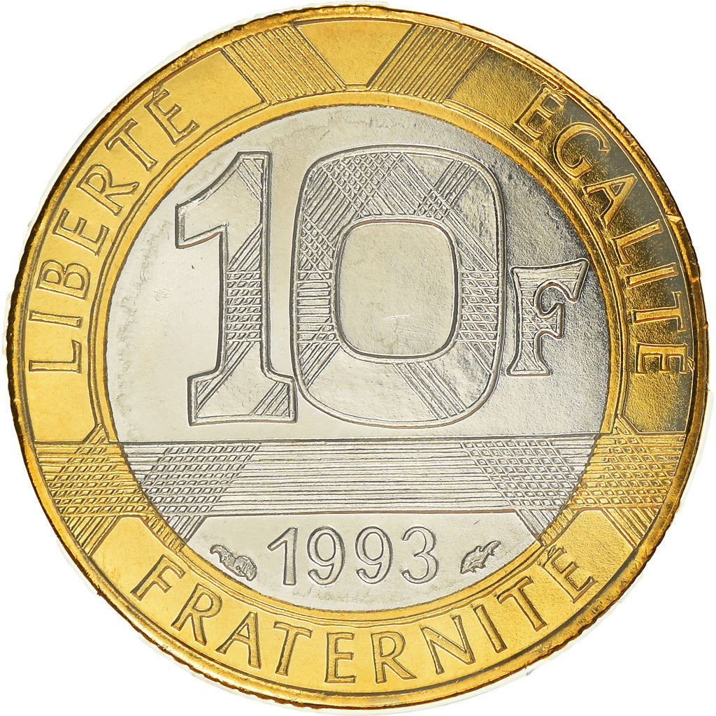 Monnaie, France, Génie, 10 Francs, 1993, Paris, Frappe médaille, FDC