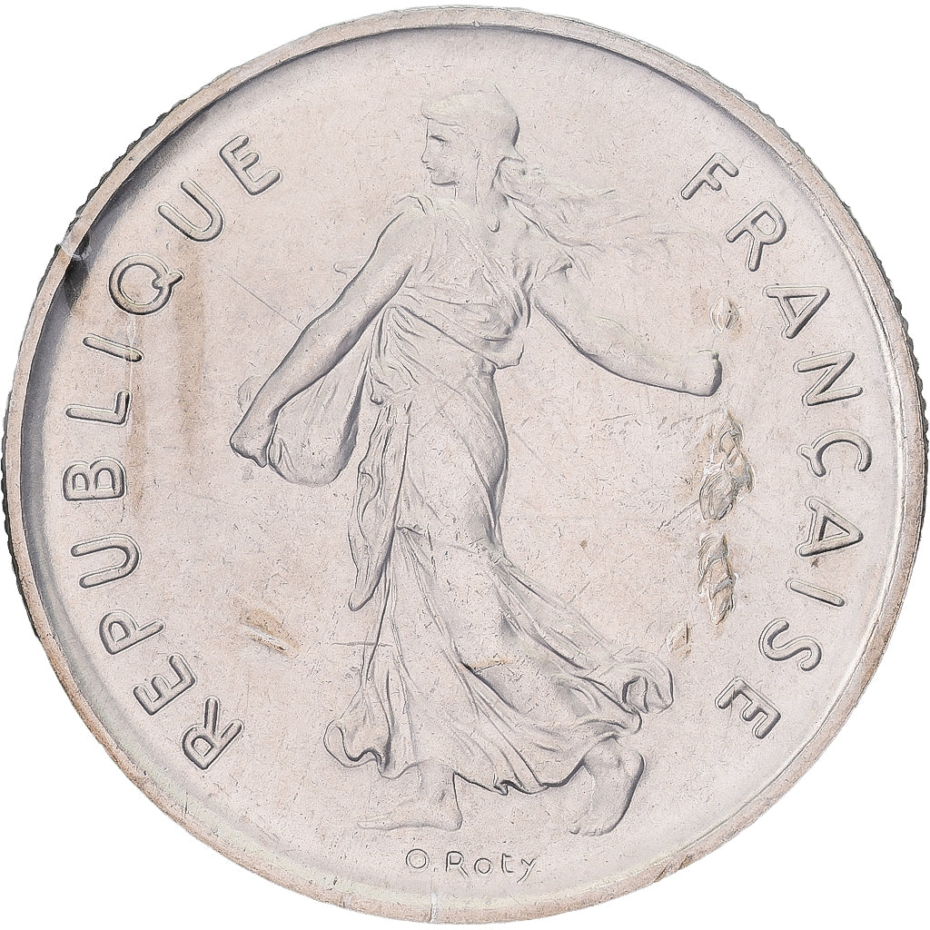 Coin, France, Semeuse, 5 Francs, 1973, Paris, MS(65-70), Nickel Clad
