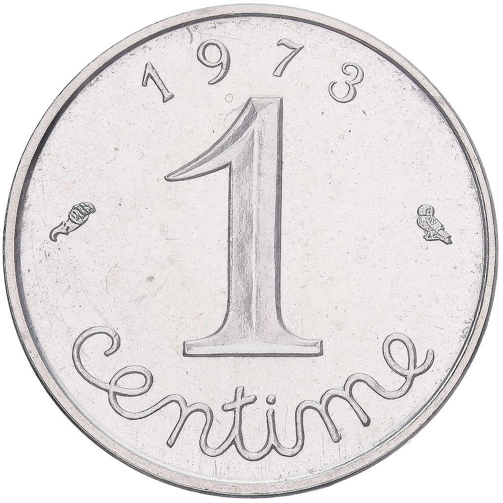 Coin, France, Épi, Centime, 1973, Paris, FDC, MS(65-70), Stainless Steel