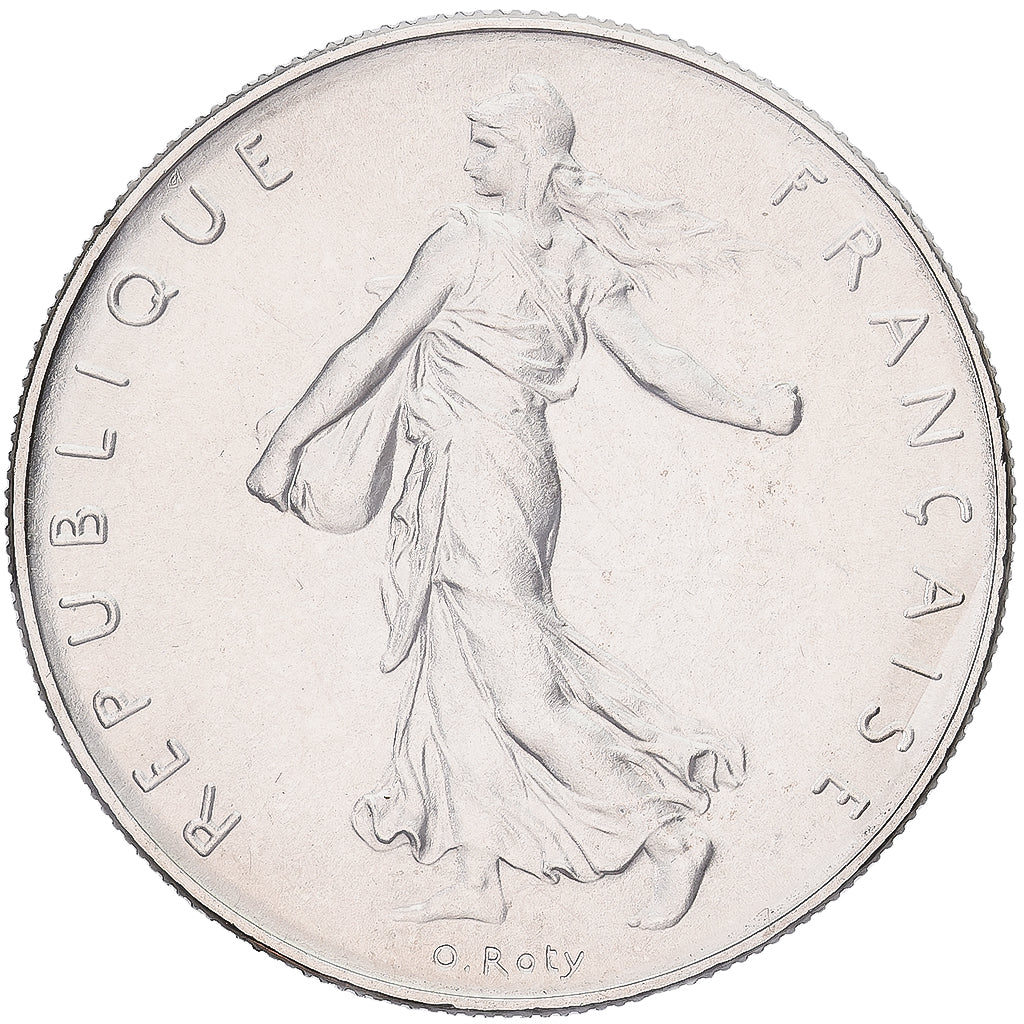 Moneta, Francia, Semeuse, Franc, 1970, Paris, FDC, Nichel, KM:925.1, Gadoury:474