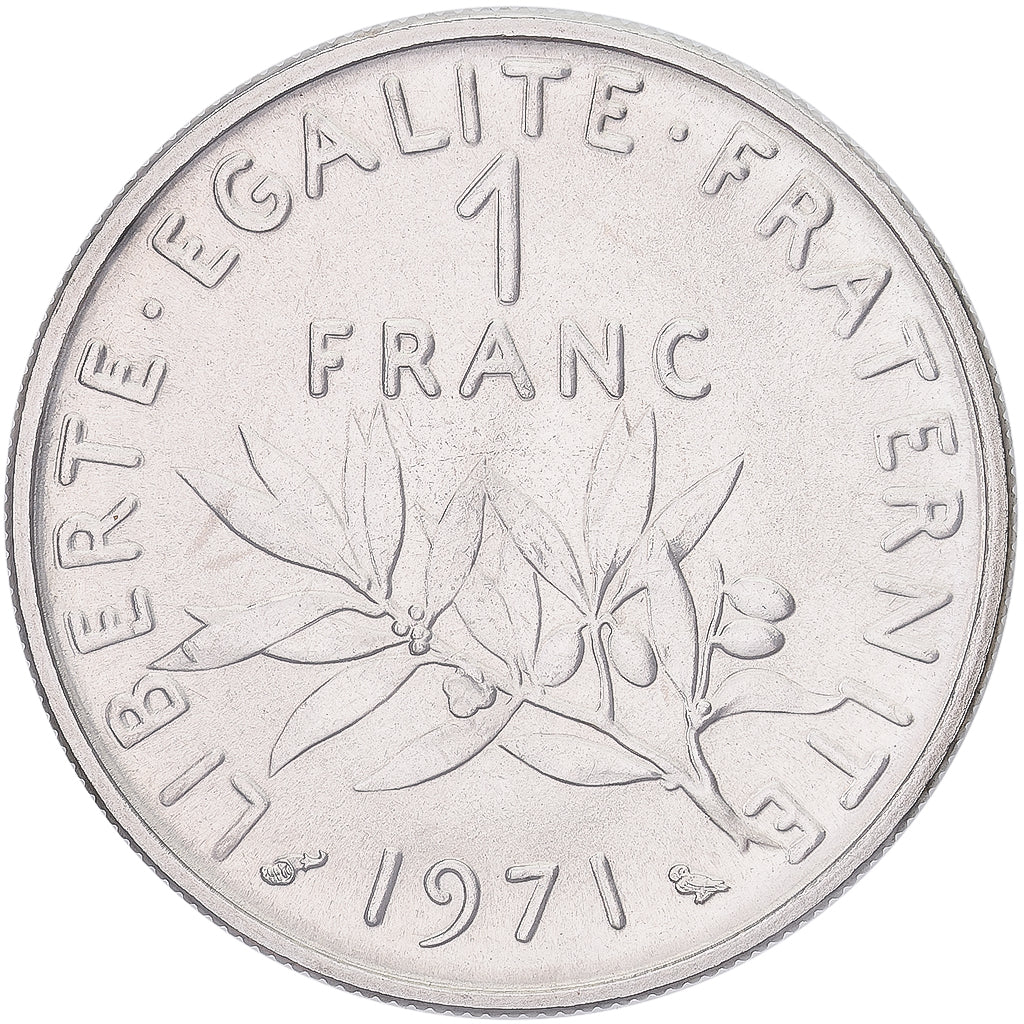 Monnaie, France, Semeuse, Franc, 1971, Paris, FDC, Nickel, Gadoury:474, KM:925.1