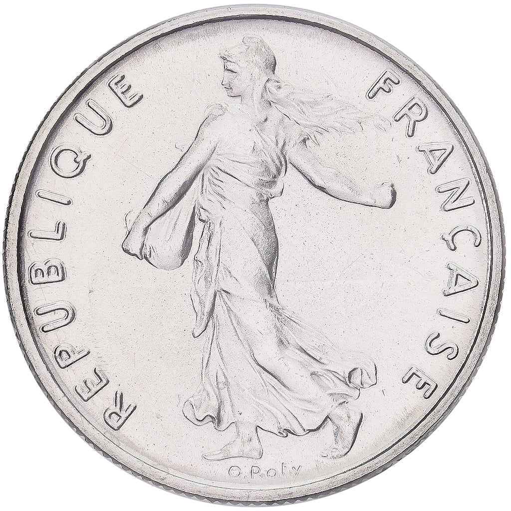 Coin, France, Semeuse, 1/2 Franc, 1971, Paris, MS(65-70), Nickel, KM:931.1