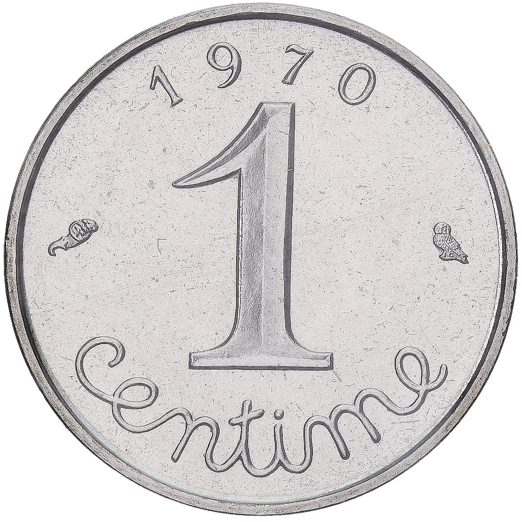 Monnaie, France, Épi, Centime, 1970, Paris, FDC, Acier inoxydable, Gadoury:91