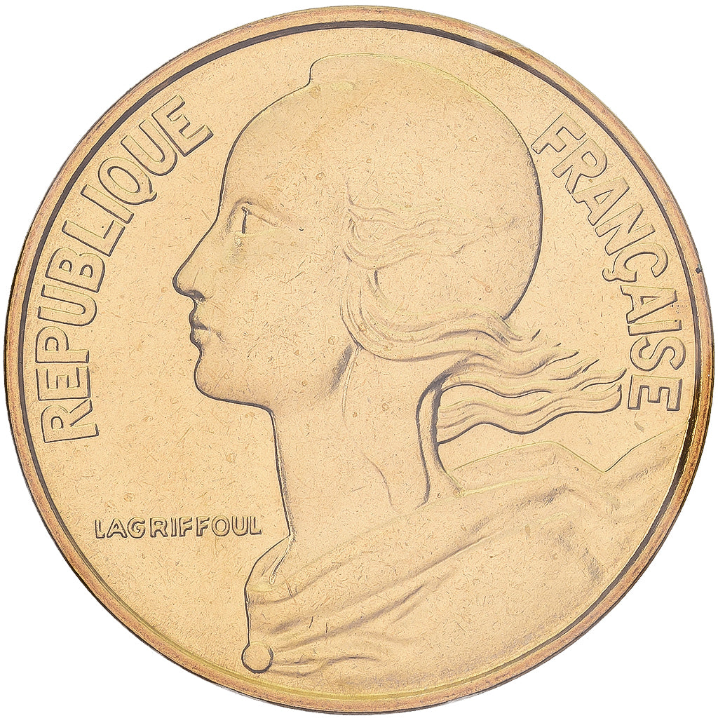 Coin, France, Marianne, 20 Centimes, 1971, Paris, MS(65-70), Aluminum-Bronze