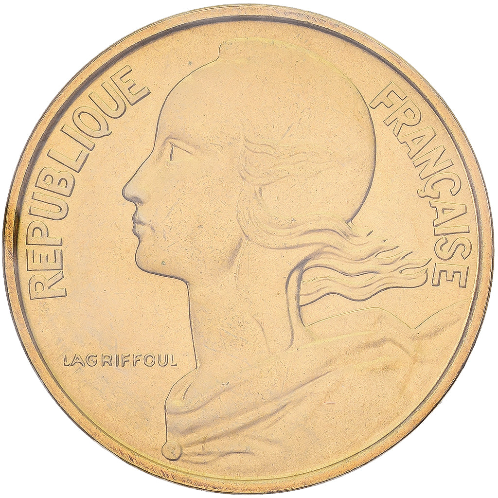 Coin, France, Marianne, 10 Centimes, 1971, Paris, MS(65-70), Aluminum-Bronze