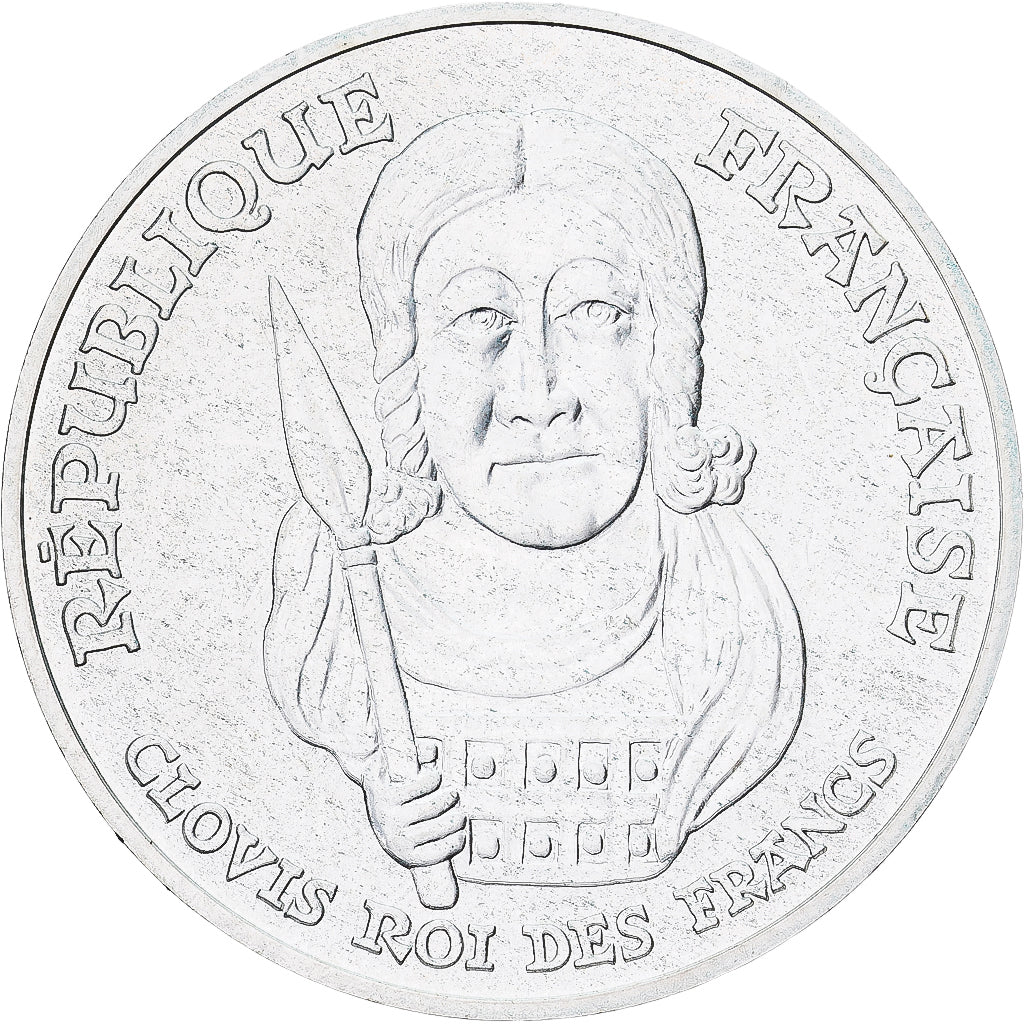Münze, Frankreich, Clovis, 100 Francs, 1996, STGL, Silber, KM:1180, Gadoury:953