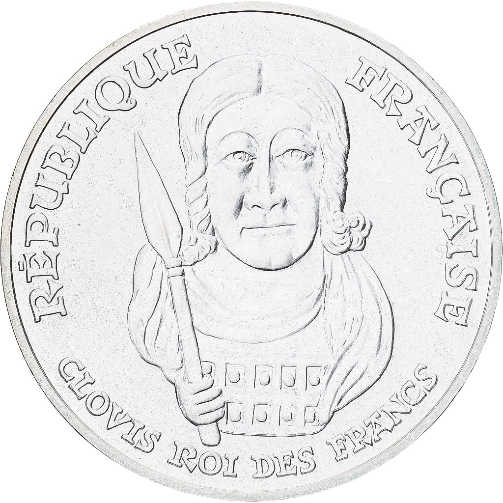 Monnaie, France, Clovis, 100 Francs, 1996, FDC, Argent, Gadoury:953, KM:1180