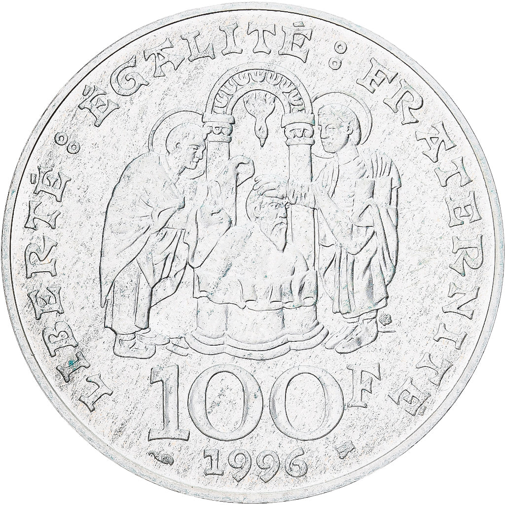 Monnaie, France, Clovis, 100 Francs, 1996, FDC, Argent, Gadoury:953, KM:1180