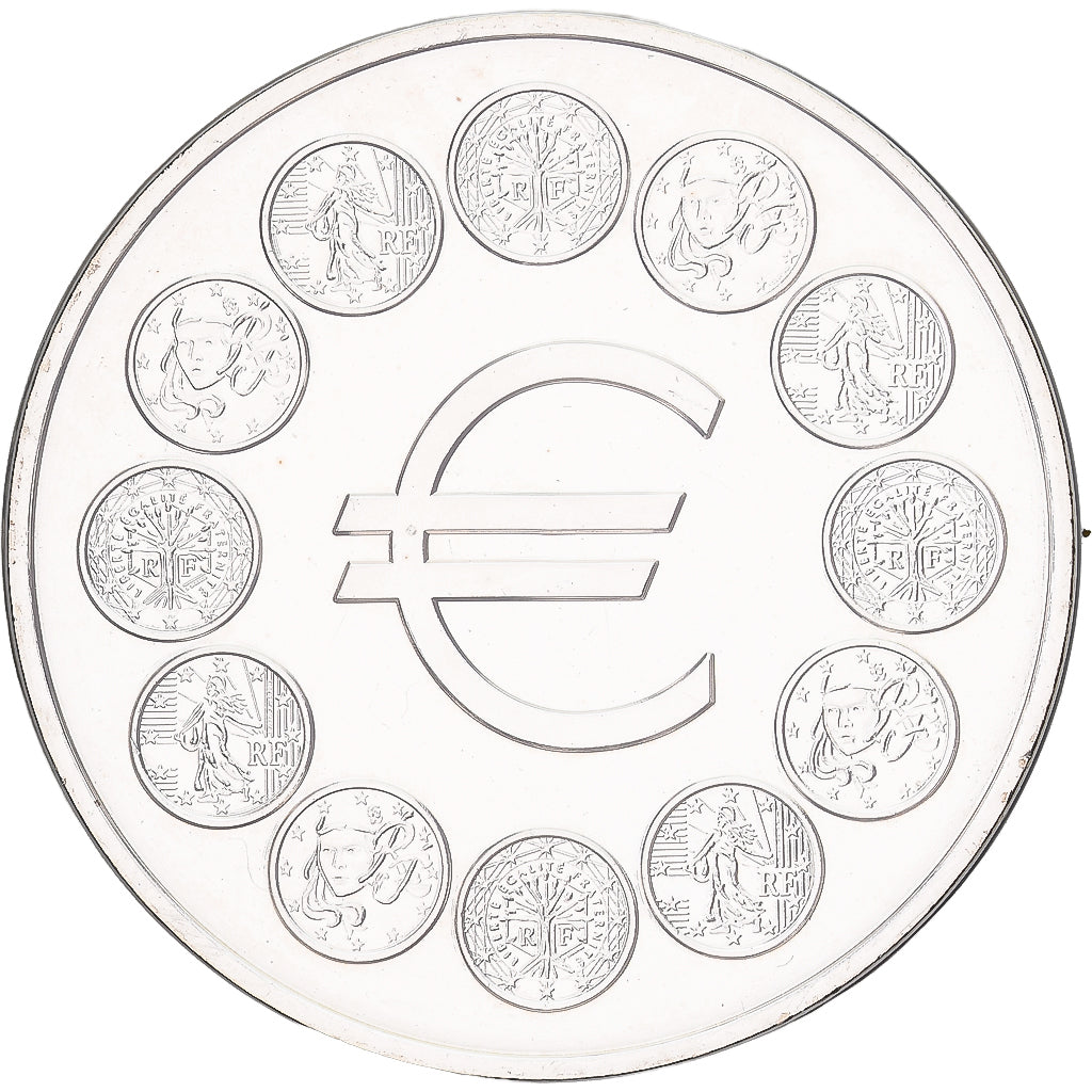 Frankrijk, Token, Paris - Hotel de la Monnaie - Logo Euro 12 pièces, 1998, FDC