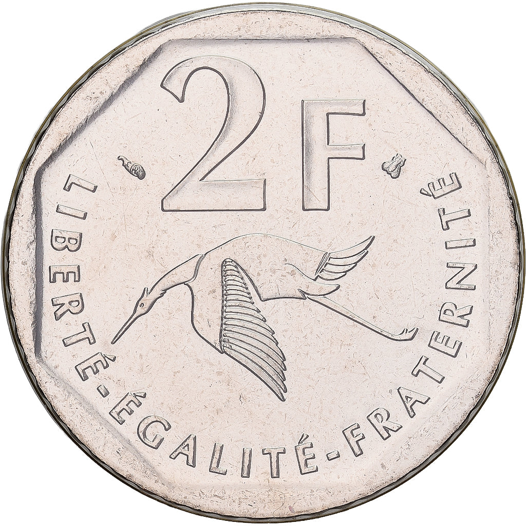 Moneta, Francja, Guynemer, 2 Francs, 1997, Paris, MS(65-70), Nikiel, KM:1187