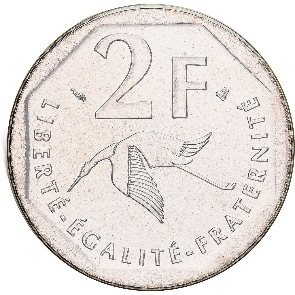 Coin, France, Guynemer, 2 Francs, 1997, Paris, MS(65-70), Nickel, KM:1187