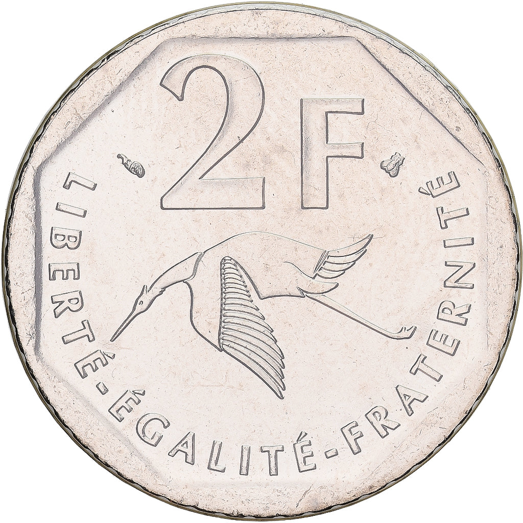 Coin, France, Guynemer, 2 Francs, 1997, Paris, MS(65-70), Nickel, KM:1187