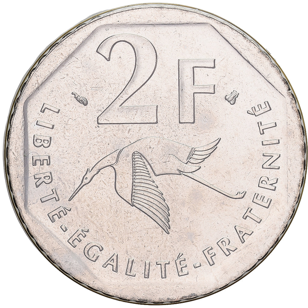 Moneta, Francia, Guynemer, 2 Francs, 1997, Paris, FDC, Nichel, KM:1187