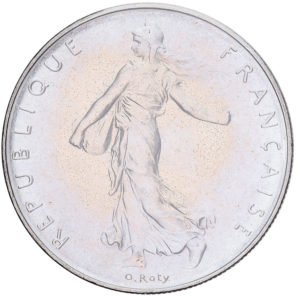 Coin, France, Semeuse, Franc, 1975, Paris, MS(65-70), Nickel, KM:925.1
