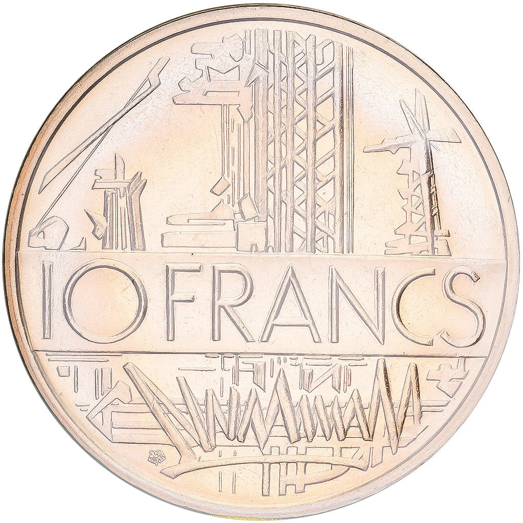 Coin, France, Mathieu, 10 Francs, 1979, MS(65-70), Nickel-brass, KM:940