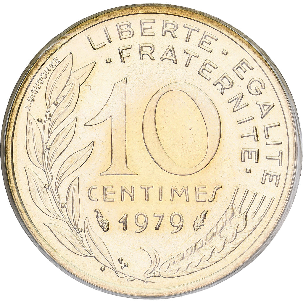 Coin, France, Marianne, 10 Centimes, 1979, Paris, FDC, MS(65-70)